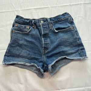 Women’s Levi's Dark Blue Jean Shorts